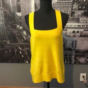 The loft canary yellow summer sweater